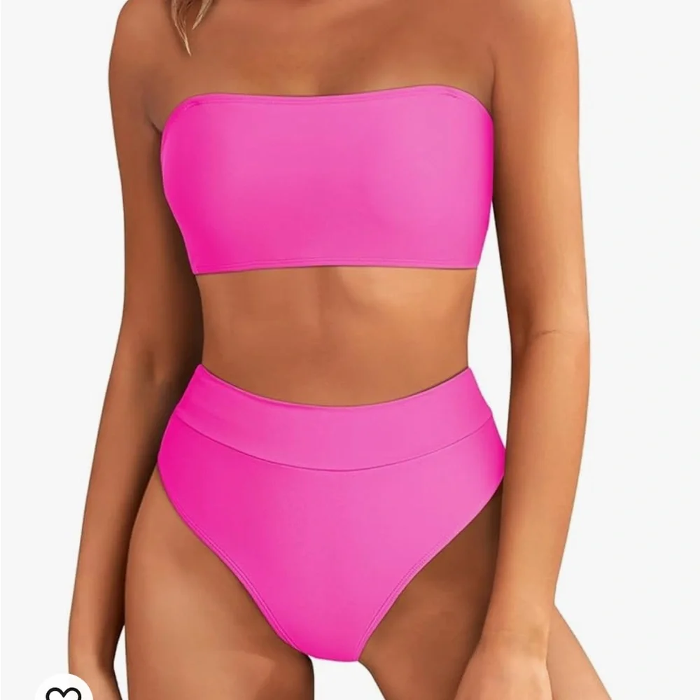 Three swimsuits medium small Cupshe aerie one piece high waist - Picture 6 of 6